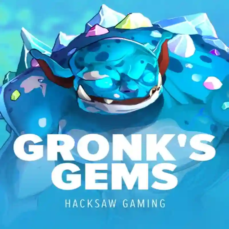 HS Gronk's Gems slot game interface